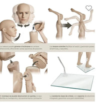 Maniquí de plástico