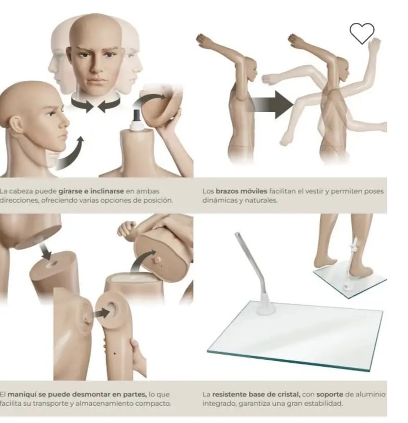 Maniquí de plástico