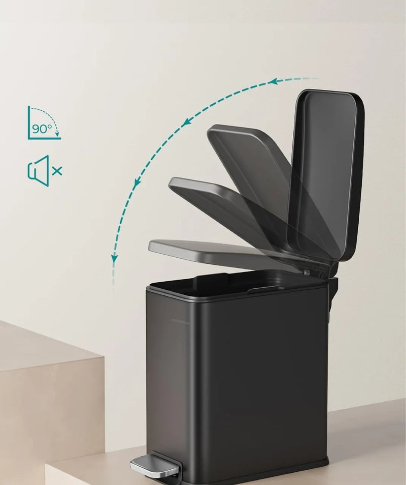 Cubo de basura para baño de 5 litros - Songmics