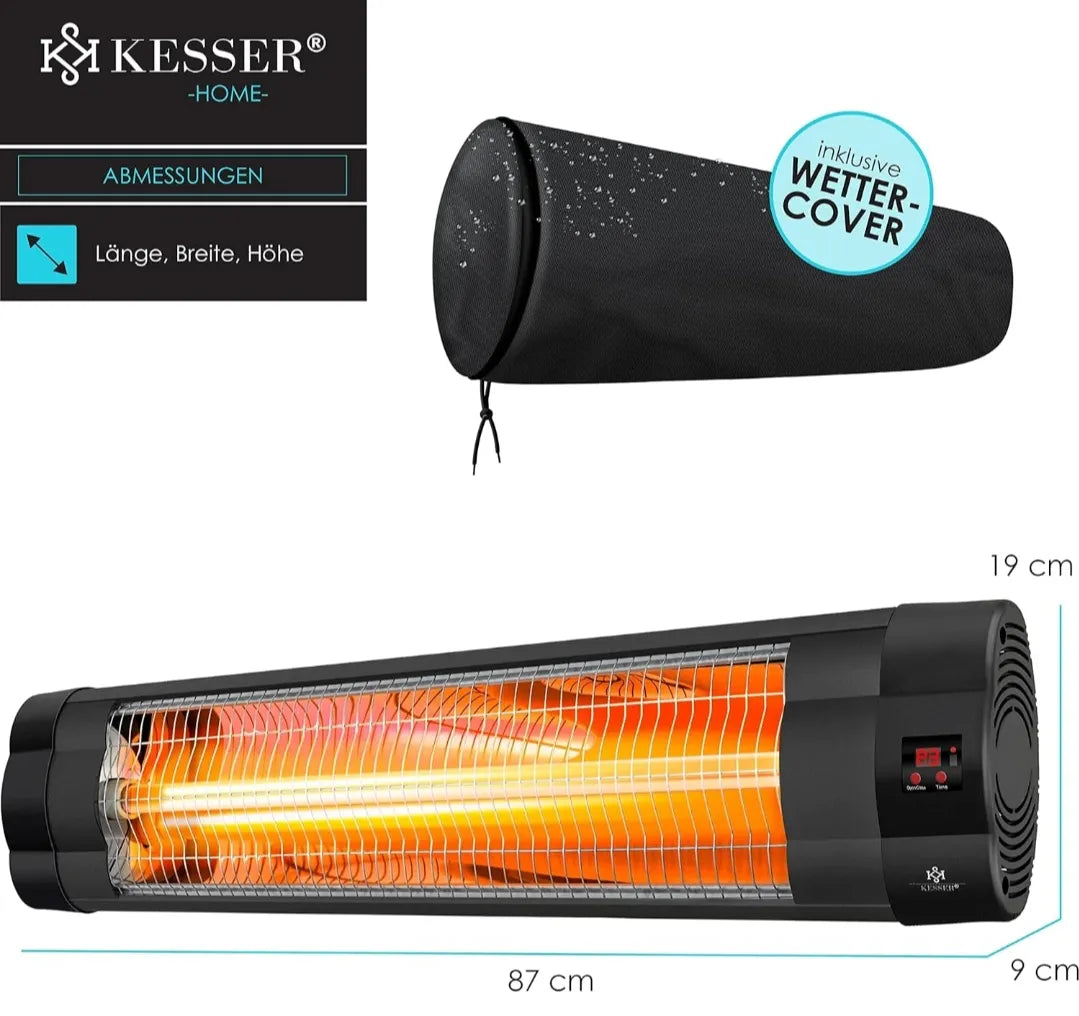 Radiador de infrarrojos de 2500W - Kesser