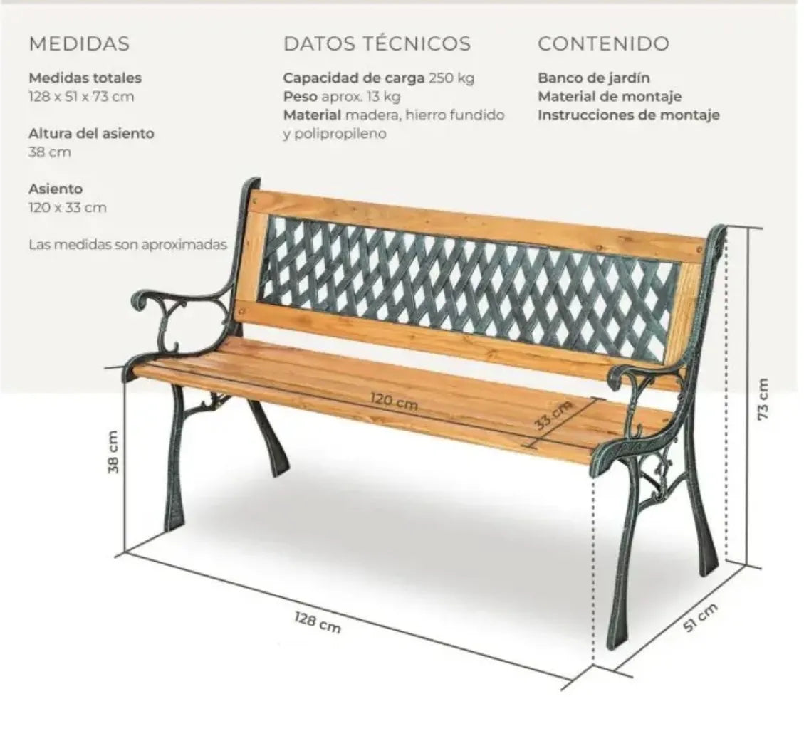 Banco de jardín