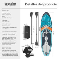 Tabla de paddle board 2 en 1