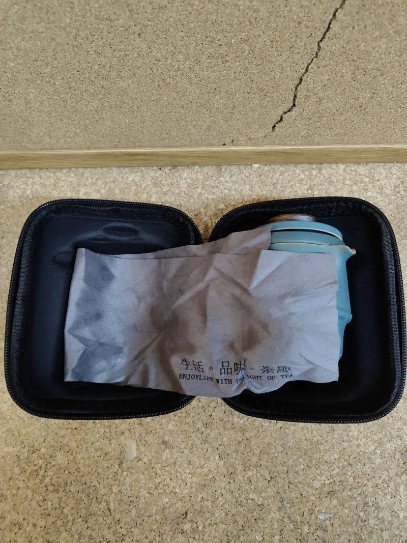 Juego de Té Portátil de Viaje con Estuche
