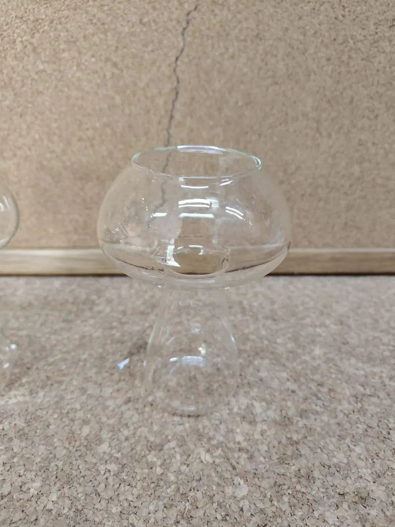 Juego de 2 copas creativas con forma de hongo
