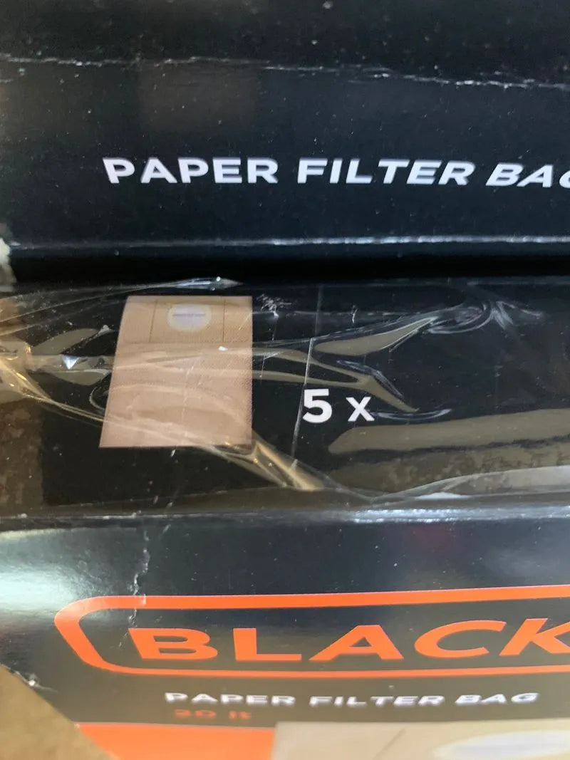 Recambio bolsas de papel Black+Decker x5