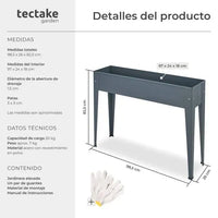 Caléndula para jardinería color antracita