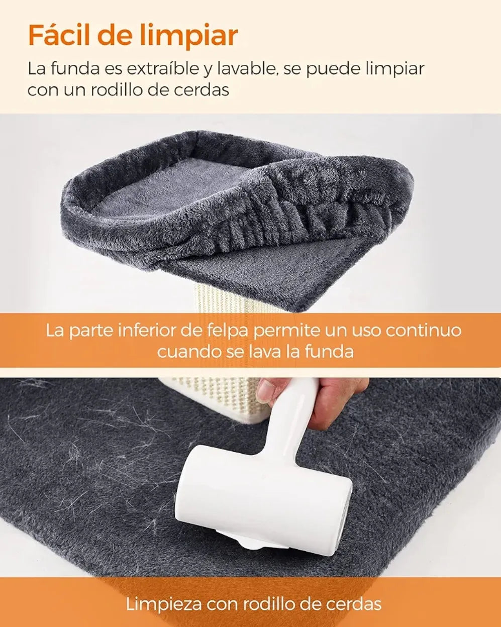Rascador para gatos con plataforma