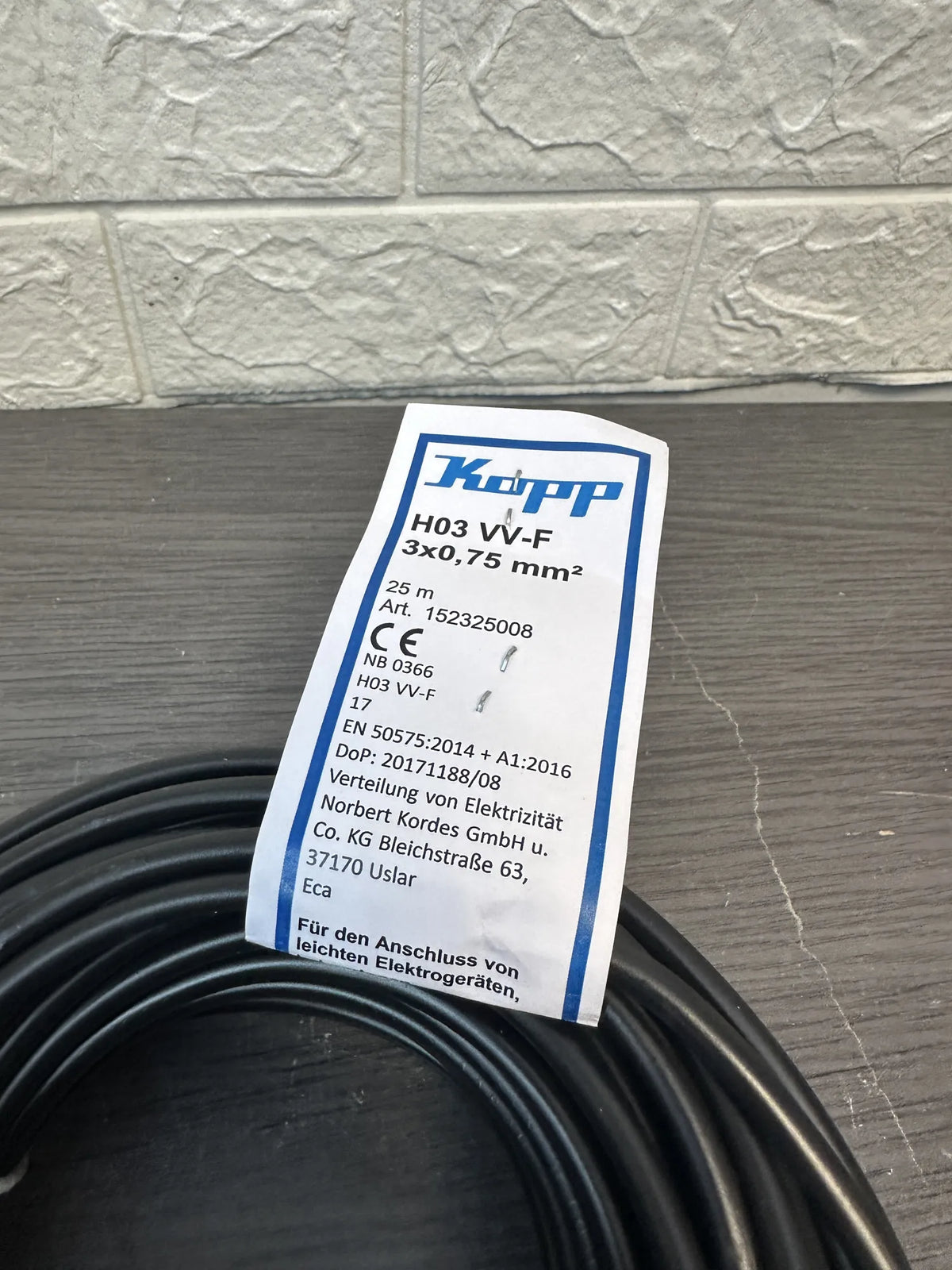 Cable eléctrico Kopp