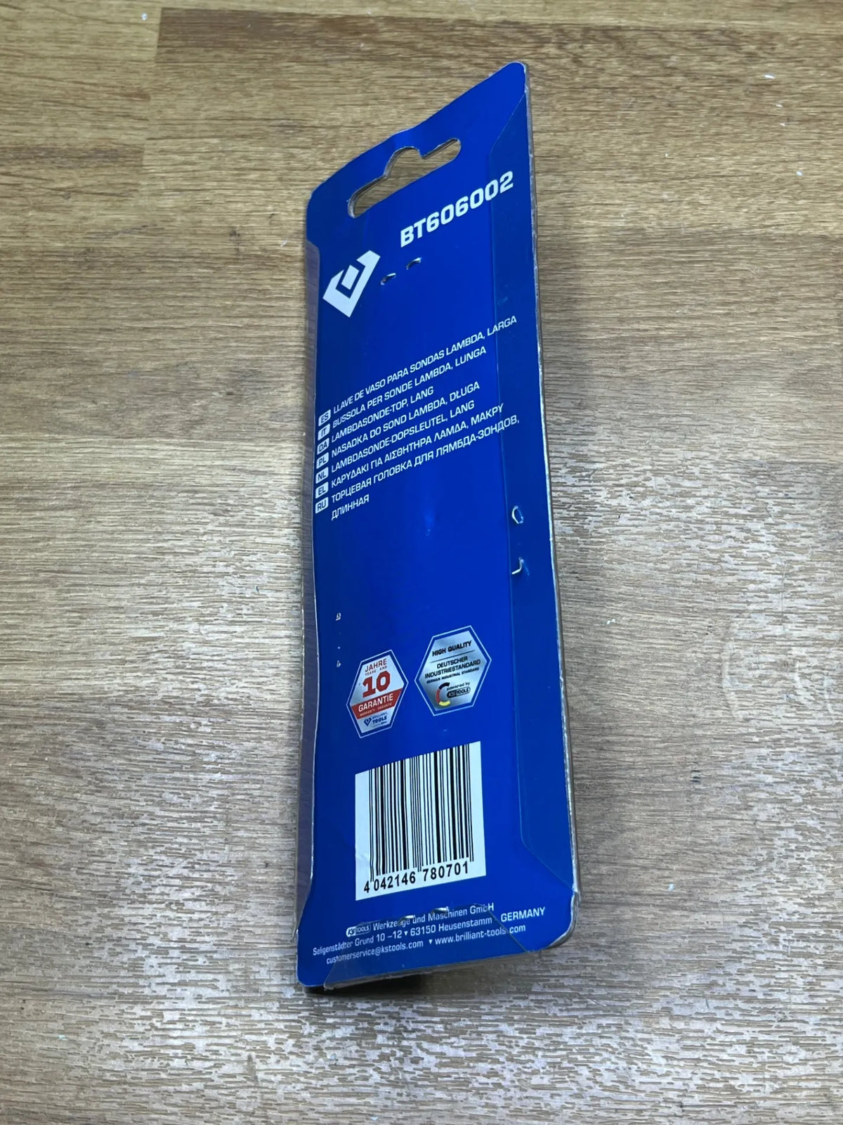 Llave de vaso para sondas lambda BRILLIANT TOOLS