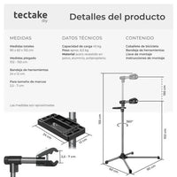 Soporte para reparación de bicicletas