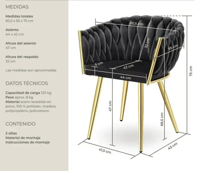 Juego de sillas de comedor