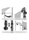 Toldo plegable para balcón 150cm