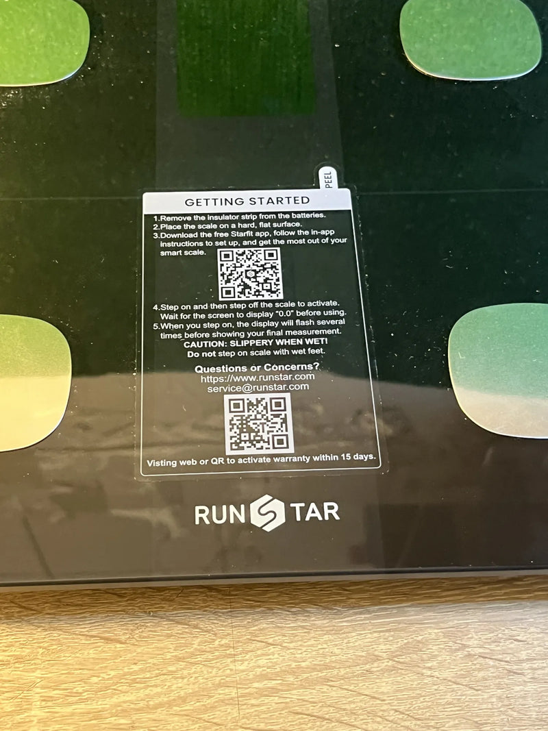 Báscula de Baño Inteligente RunSTAR