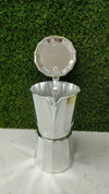 Cafetera italiana, Aluminio, Plata, 12 tazas