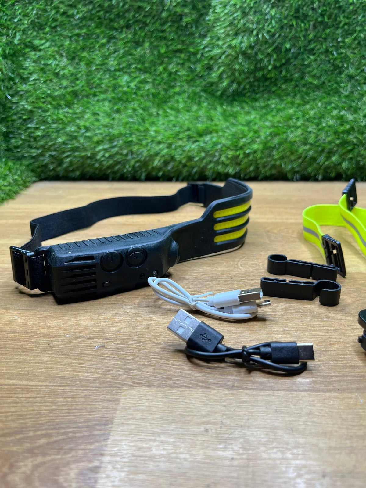 Linterna Frontal LED COB y XPE