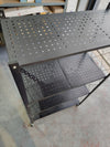 Estante de metal plegable con ruedas - Organize