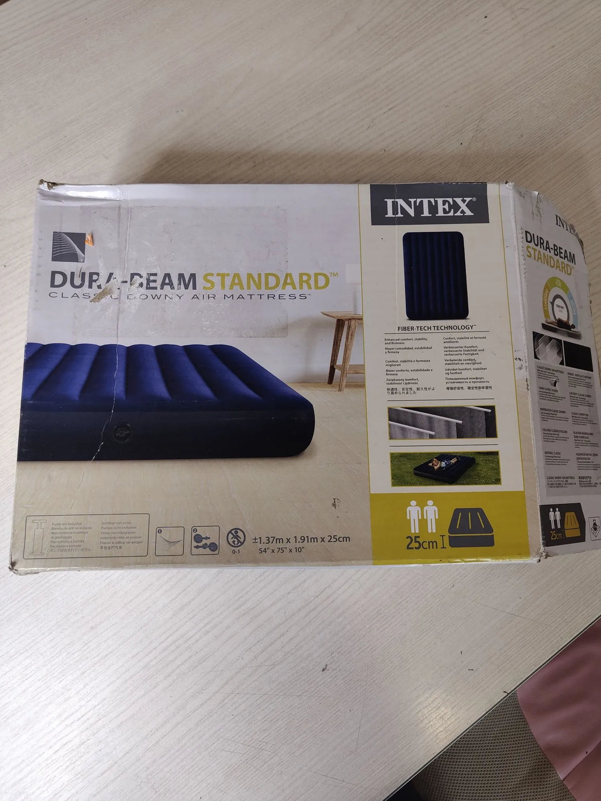 Colchón hinchable para camping - Intex
