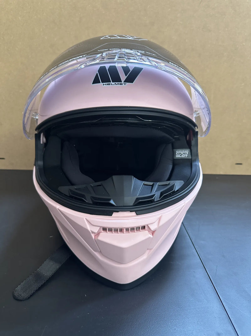 Casco Moto Integral MY Rosa