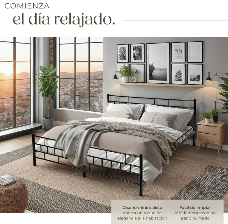 Cama de matrimonio estructura