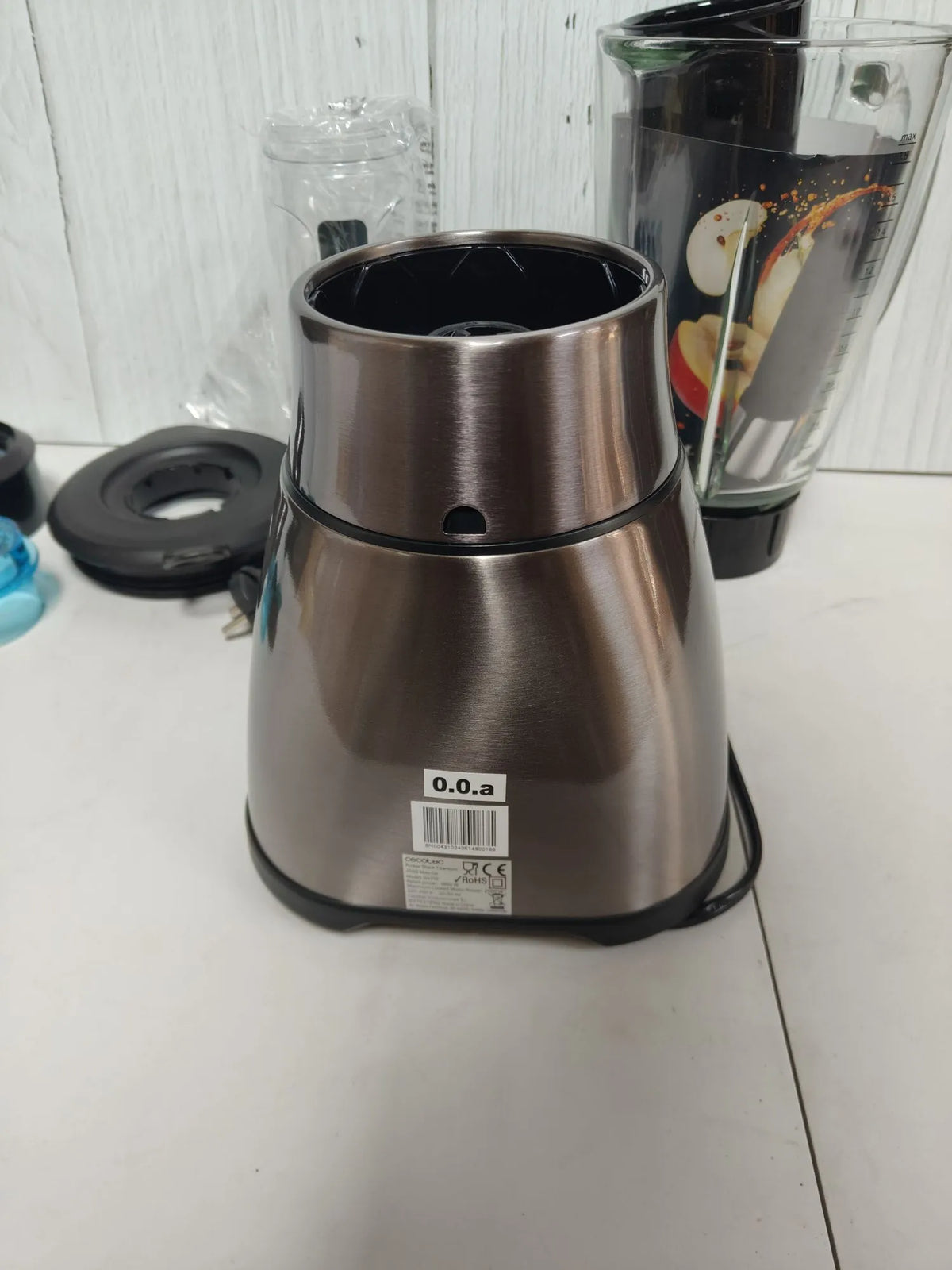 Batidora de Vaso Power Black Titanium 2500MAX Go - Cecotec