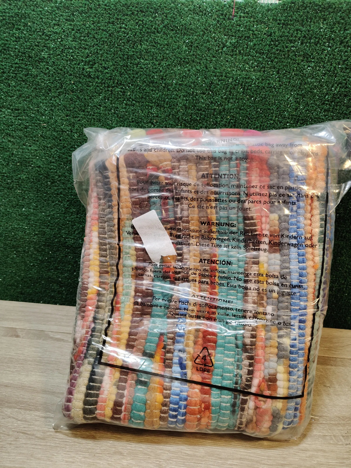 Alfombra 50x80 con Rayas Multicolores RAJRANG