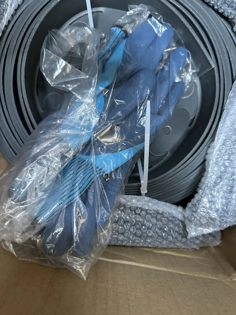 Borde flexible de plástico para césped