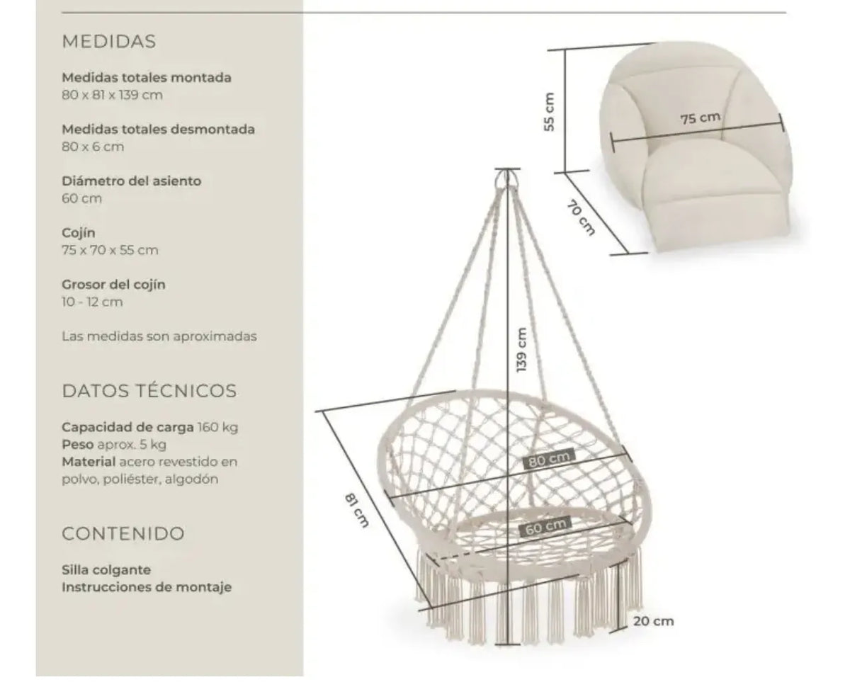 Silla colgante