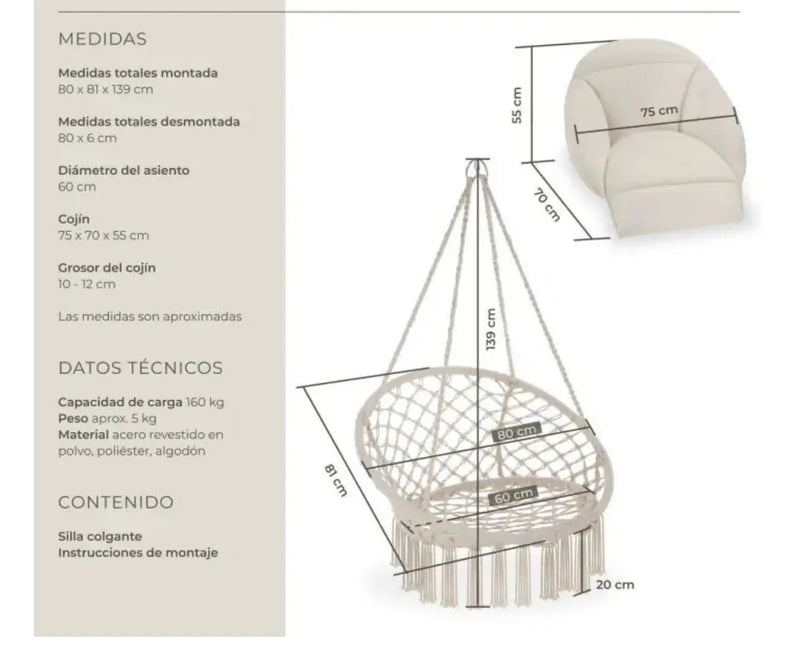 Silla colgante