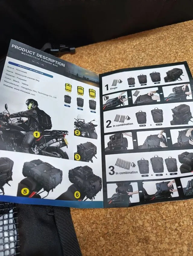 Bolsa para motocicleta