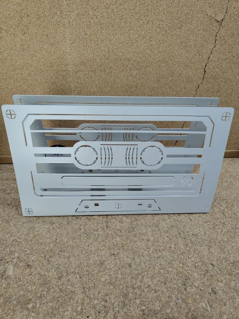 Revistero original metal estilo cassette
