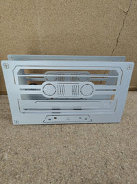 Revistero original metal estilo cassette