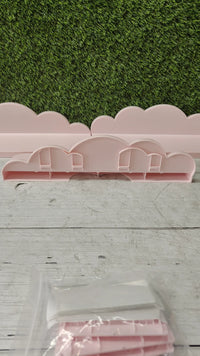 Estantería en forma de nube para habitación infantil