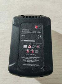 Batería de Litio Ducati 20V. 4,0 Ah Dpb4020L