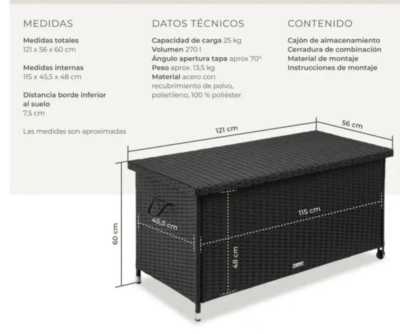 Baúl de almacenaje