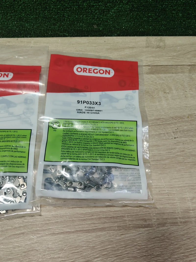Pack de 3 Cadenas de Motosierra Oregon