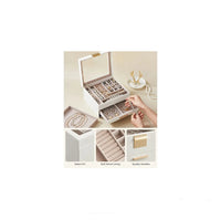 Caja de Joyas, Caja Joyero de 3 Niveles