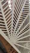 Cabecero Cama Madera Bambú Blanco