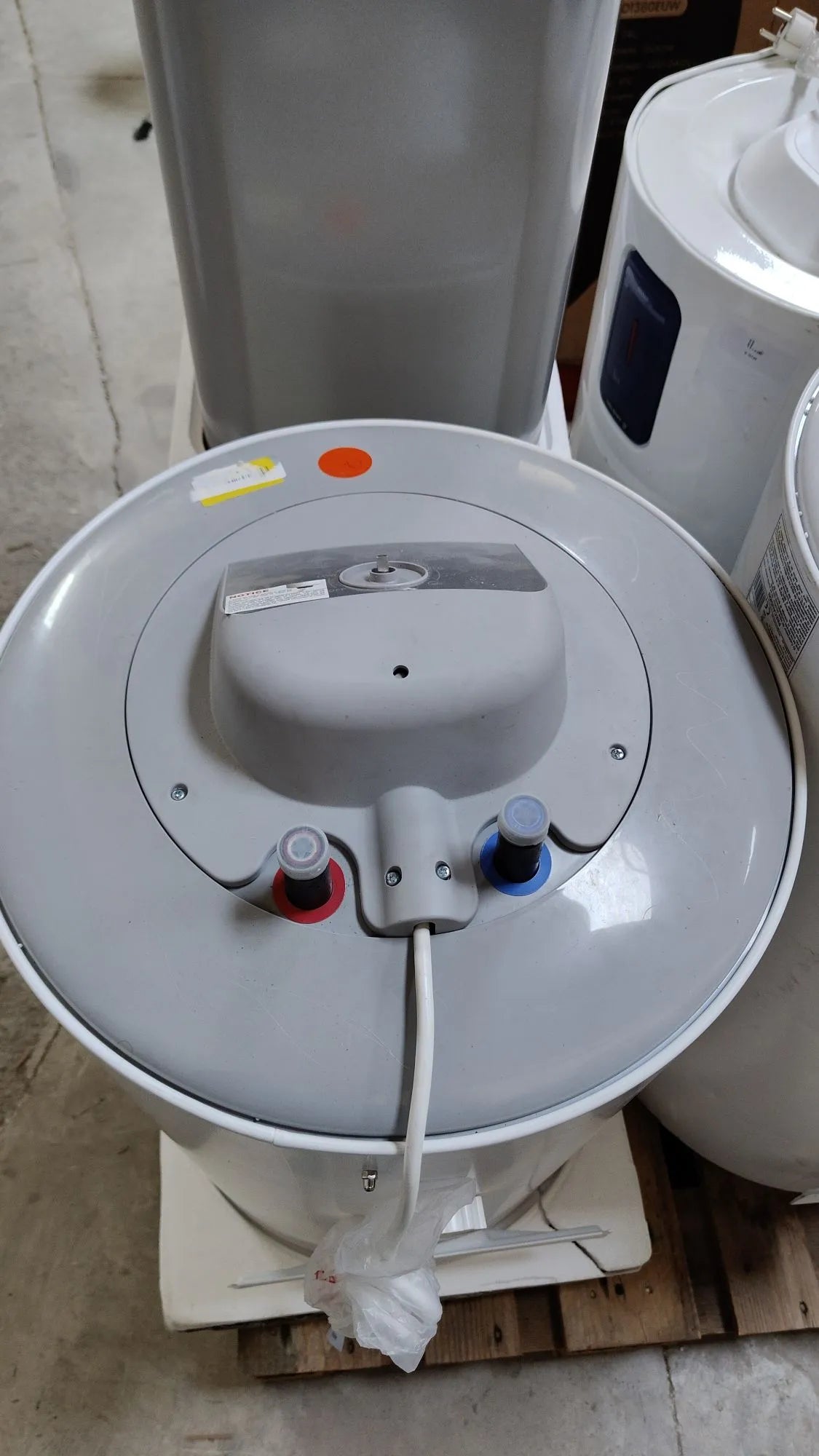 Calentador de agua eléctrico vertical, Wi-Fi, control remoto por smartphone