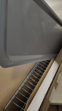 Escurreplatos en kit plastificado gris