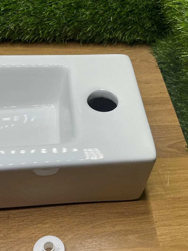 Lavabo de Cerámica Rectangular M41102 Ibergrif