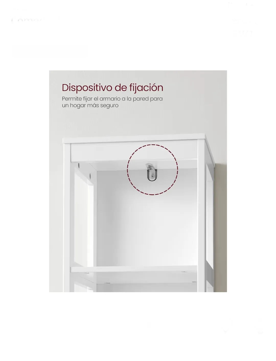 Mueble de Baño, Armario Independiente, Cómoda de 2 Cajones