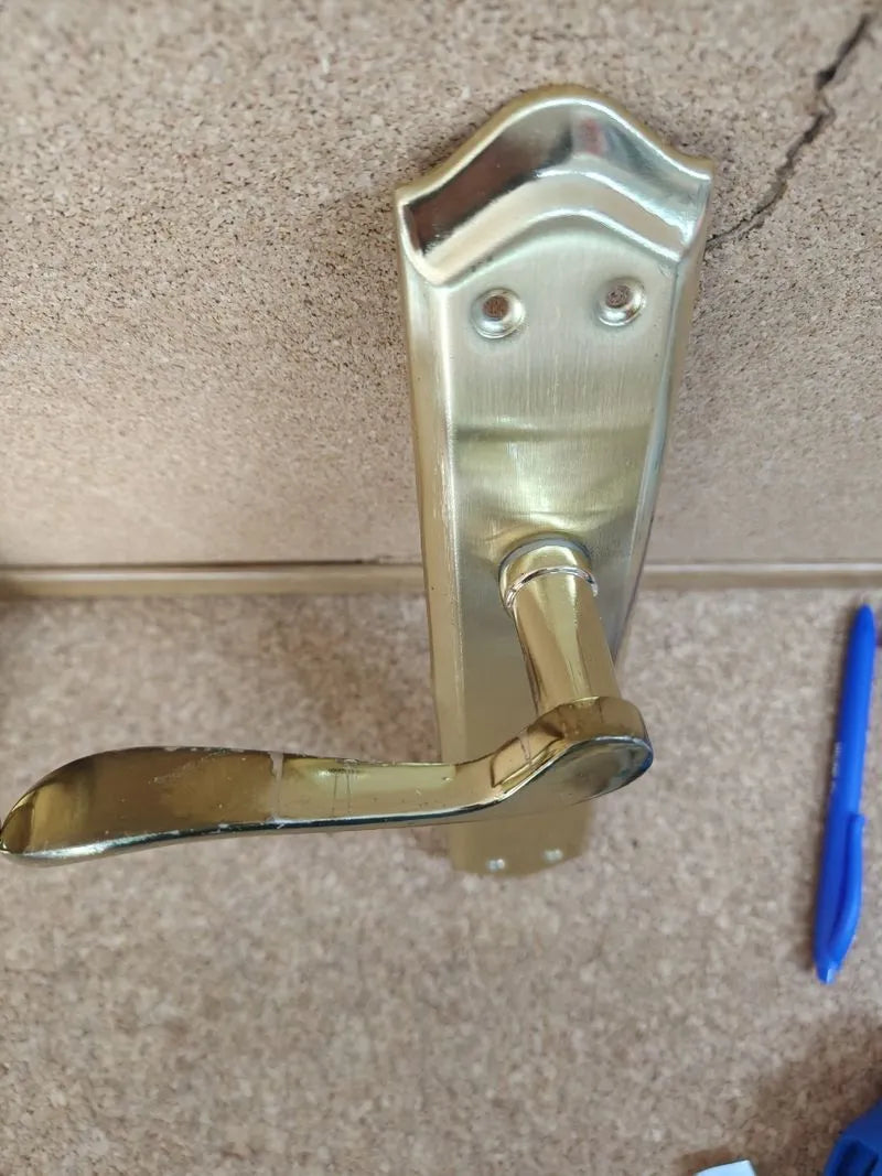 Juego de Manillas con Placa para puerta