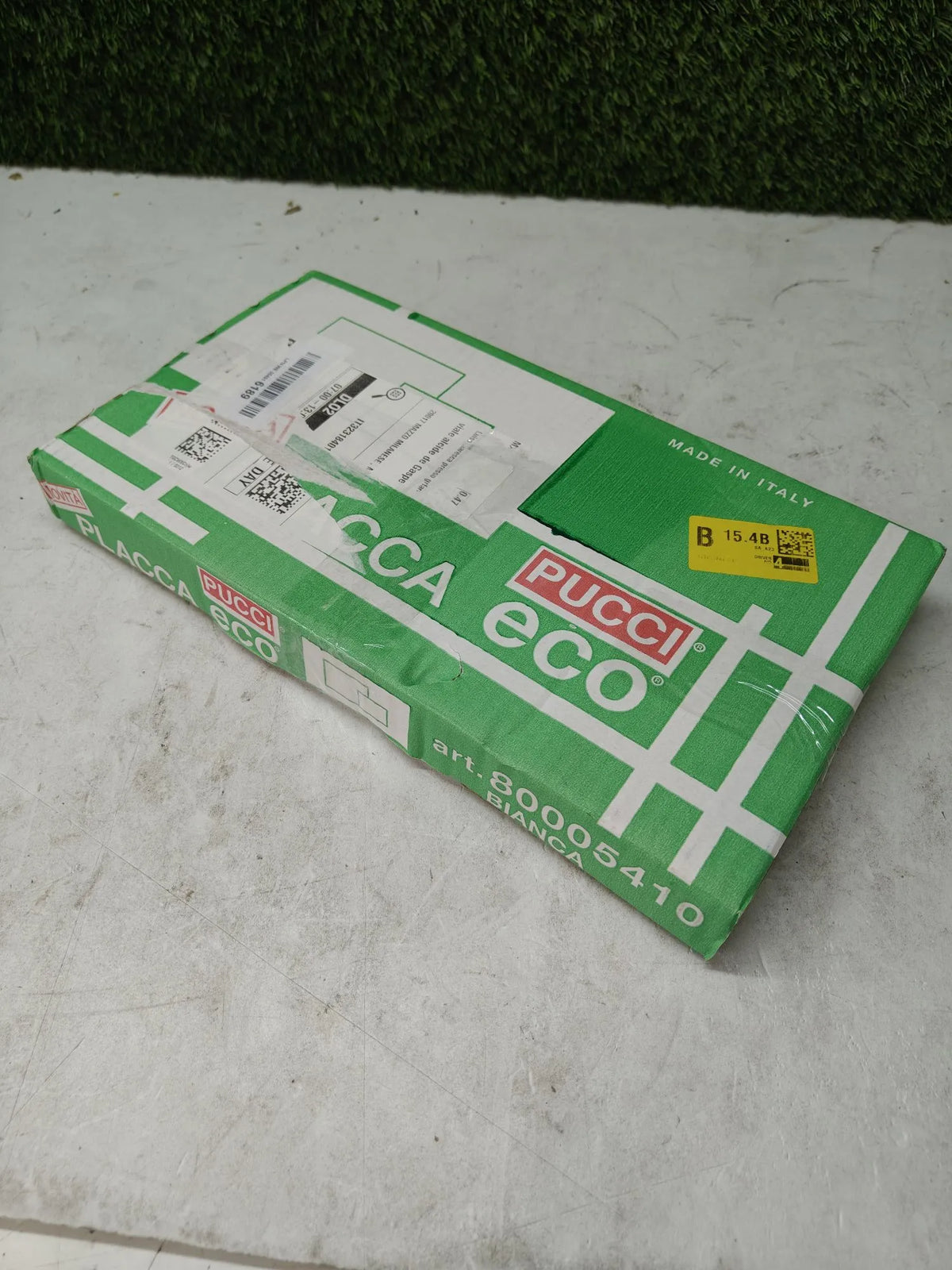 Placa blanca para cisterna eco