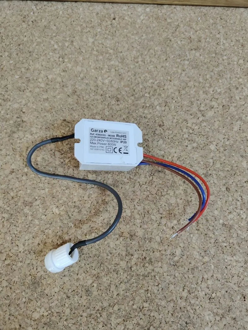 Detector de Movimiento Infrarrojo Integrable 360