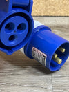 Enchufe Industrial CEE Azul 16A 2P+E 200-250V STATUS