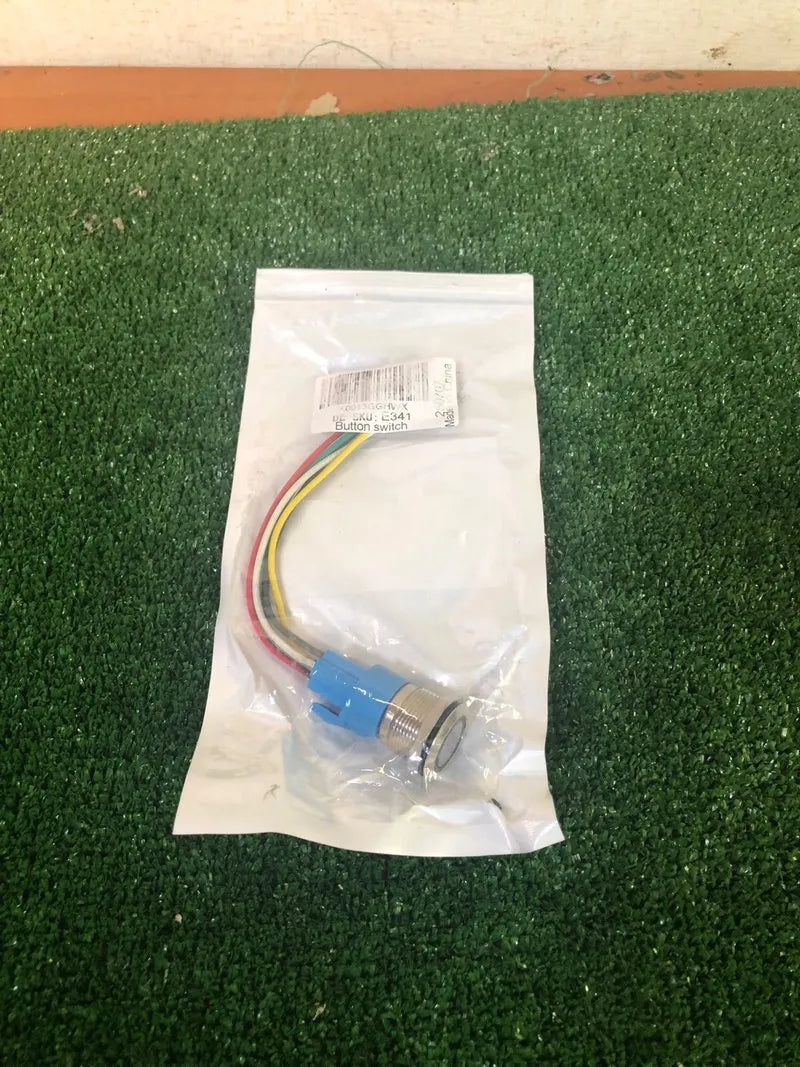 Pulsador Metal 16mm Autoretenido LED