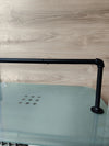 Perchero de ropa metálico de pared