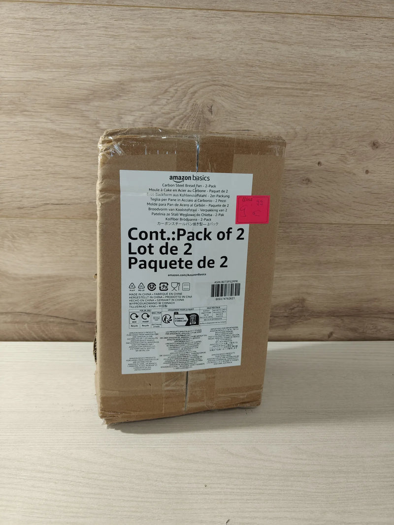 Molde antiadherente para pan de acero al carbono