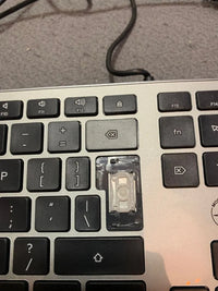 Teclado ingles con cable
