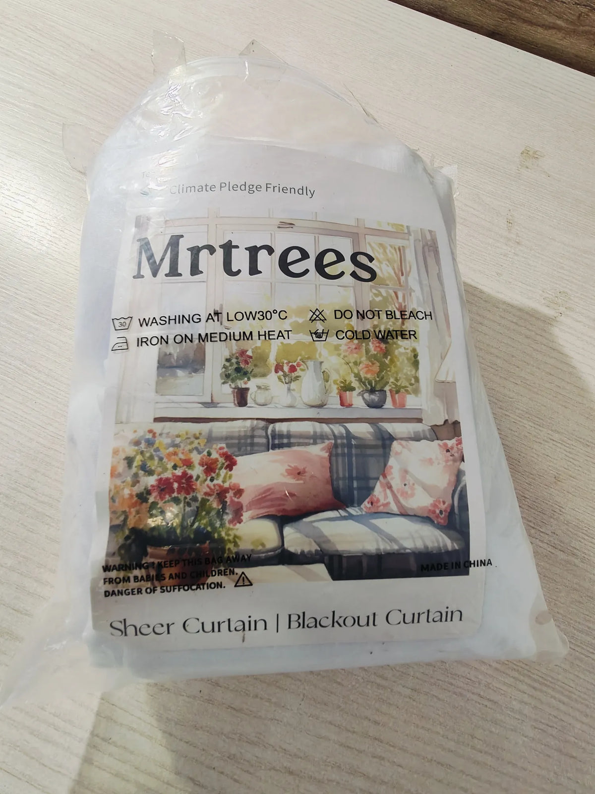 Cortinas de Gasa Blancas - MRTREES